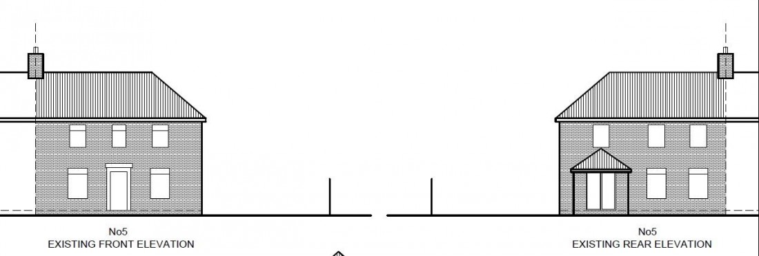 Floorplan for PLANNING GRANTED - 2 BED HOUSE