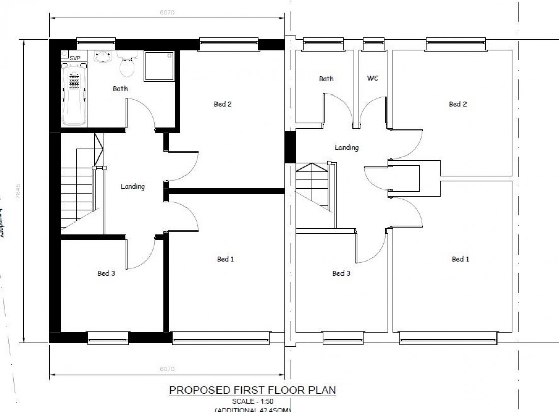 Floorplan for PLOT WITH PLANNING - WICK ( GDV £285K )