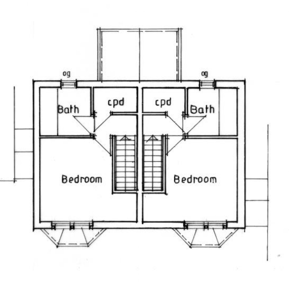 Floorplan for PLANNING GRANTED - 2 X HOUSES