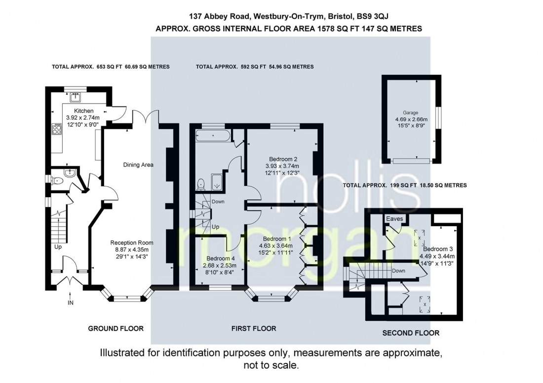 Floorplan for Abbey Road, Westbury-On-Trym