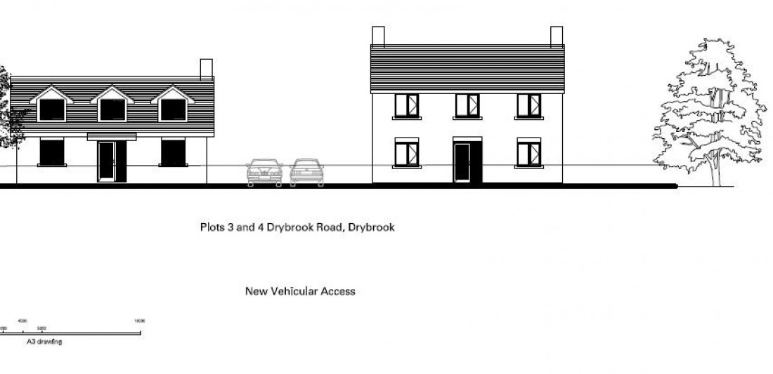 Floorplan for PLANNING GRANTED - 4 DETACHED HOUSE - DRYBROOK