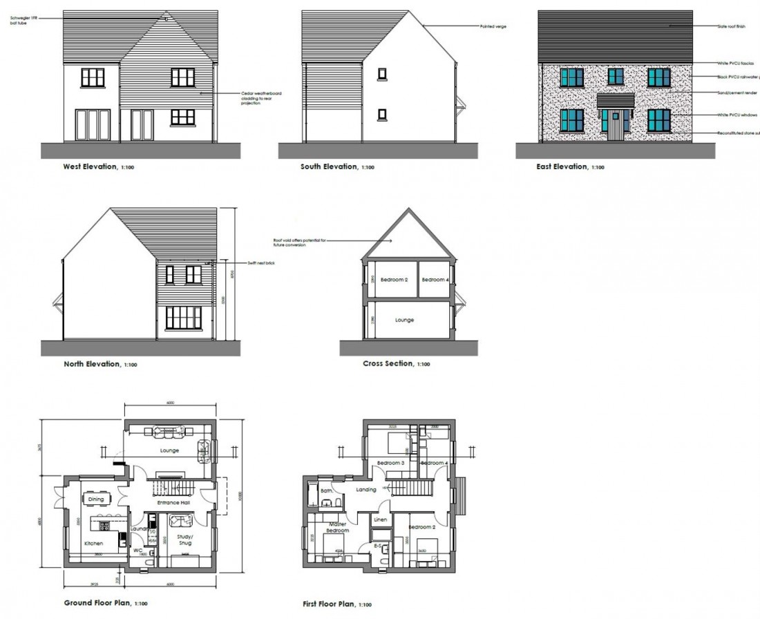 Floorplan for PLANNING GRANTED 3 HOUSES + COTTAGE FOR UDPATING