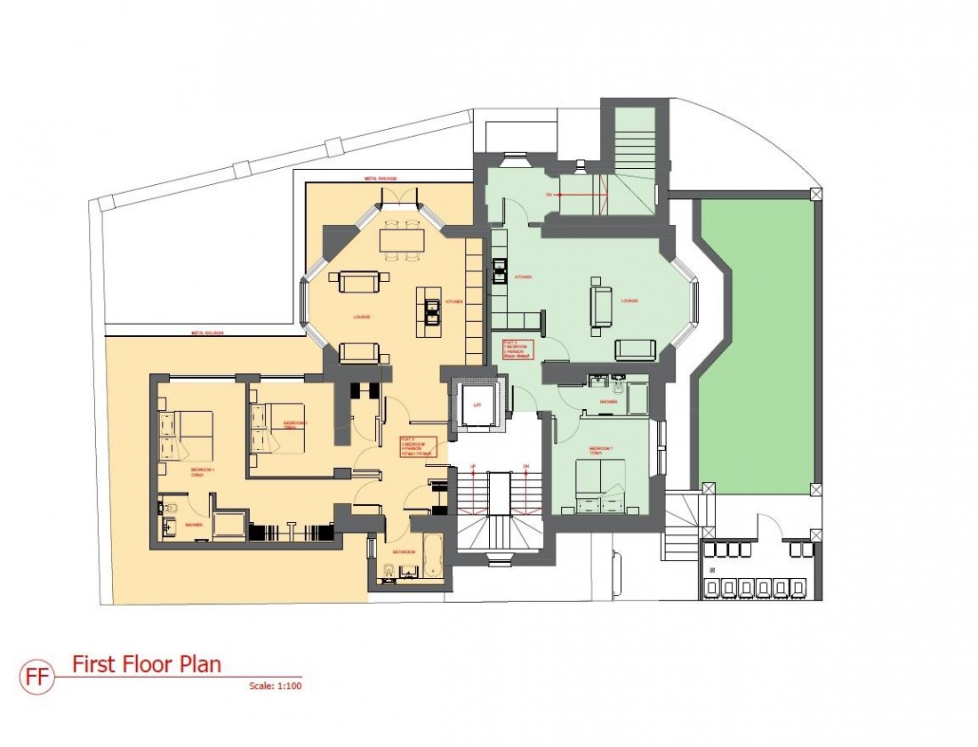 Floorplan for PLANNING GRANTED 6 FLATS - GDV £2.27M