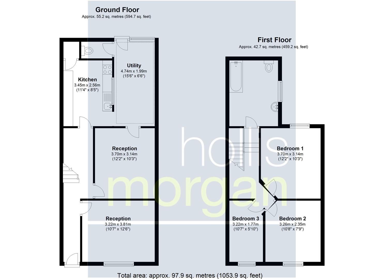 Floorplans For HOUSE FOR UPDATING - AVONMOUTH VILLAGE