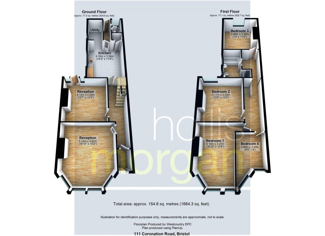 Floorplan for Coronation Road, Southville, Bristol