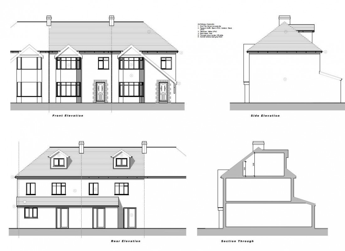 Floorplan for PLANNING GRANTED - 4 FLATS - GDV £800K