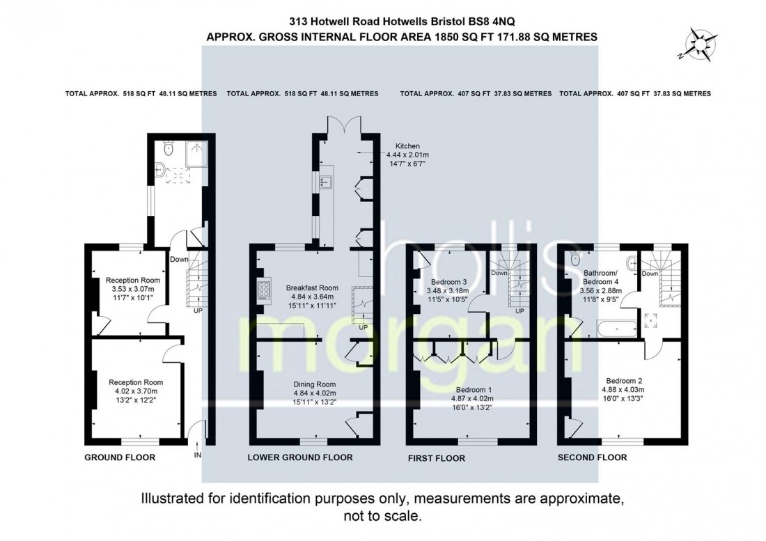 Floorplan for Dowry Parade, Hotwells