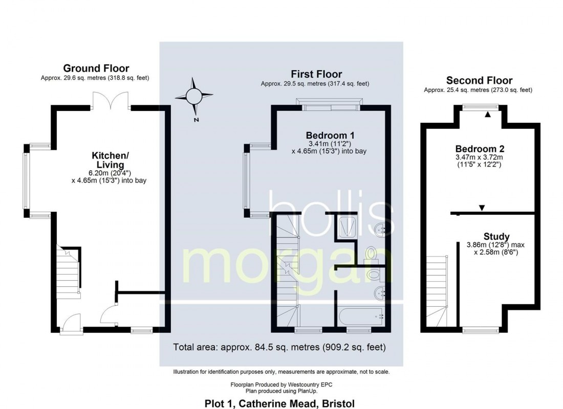 Floorplan for Catherine Mead Mews, Bedminster