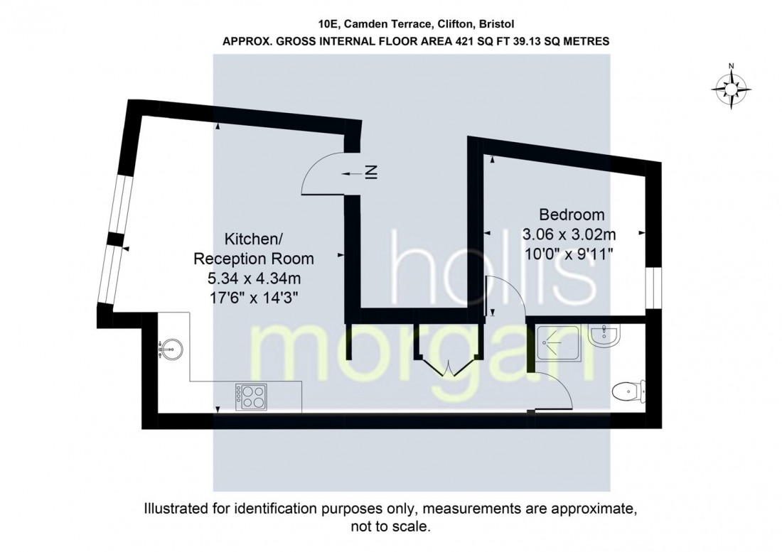 Floorplan for Camden Terrace, Clifton