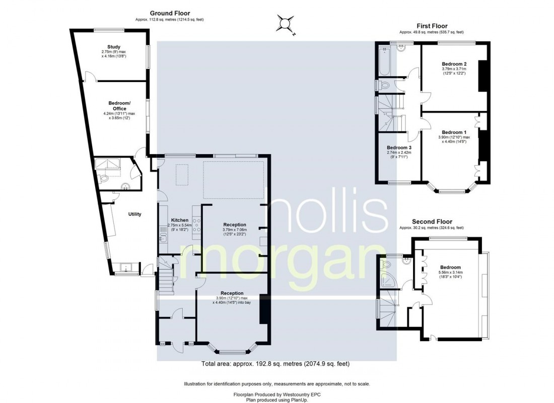 Floorplan for West Croft, Henleaze