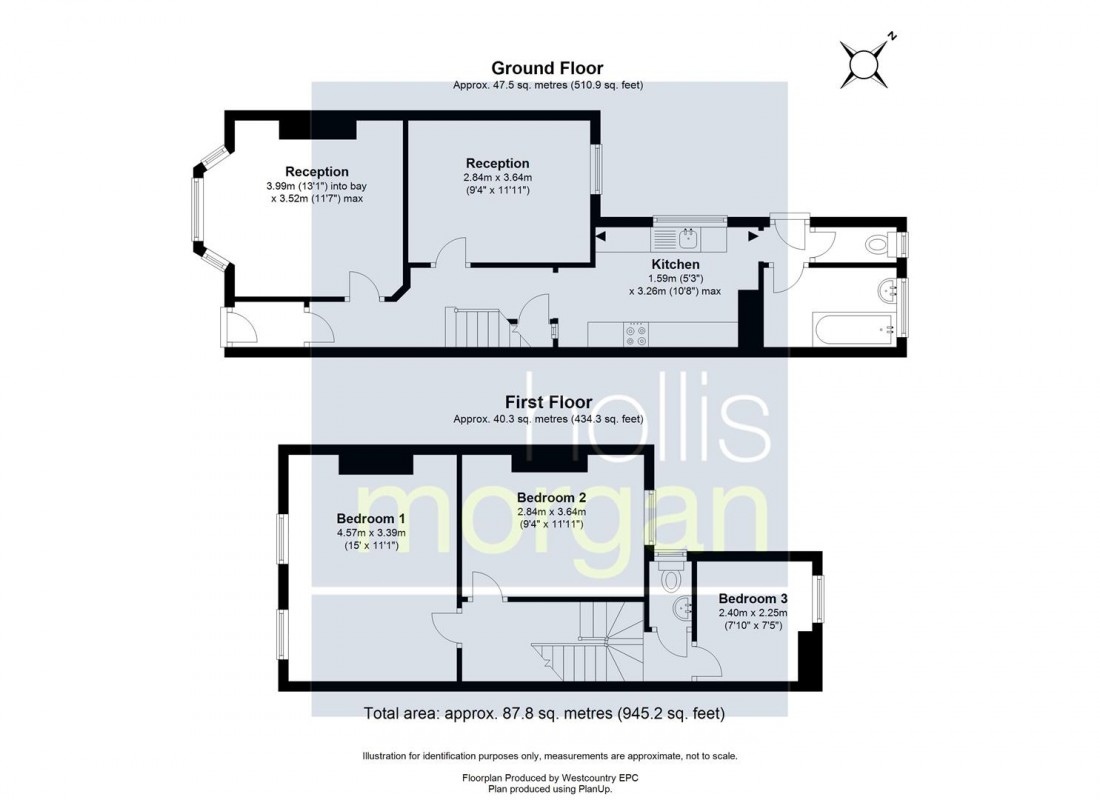 Floorplan for Springfield Avenue, Ashley Down