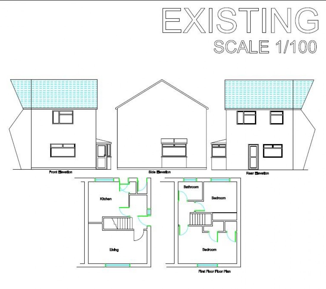 Floorplan for HOUSE + 2 PLOTS - WITHYWOOD