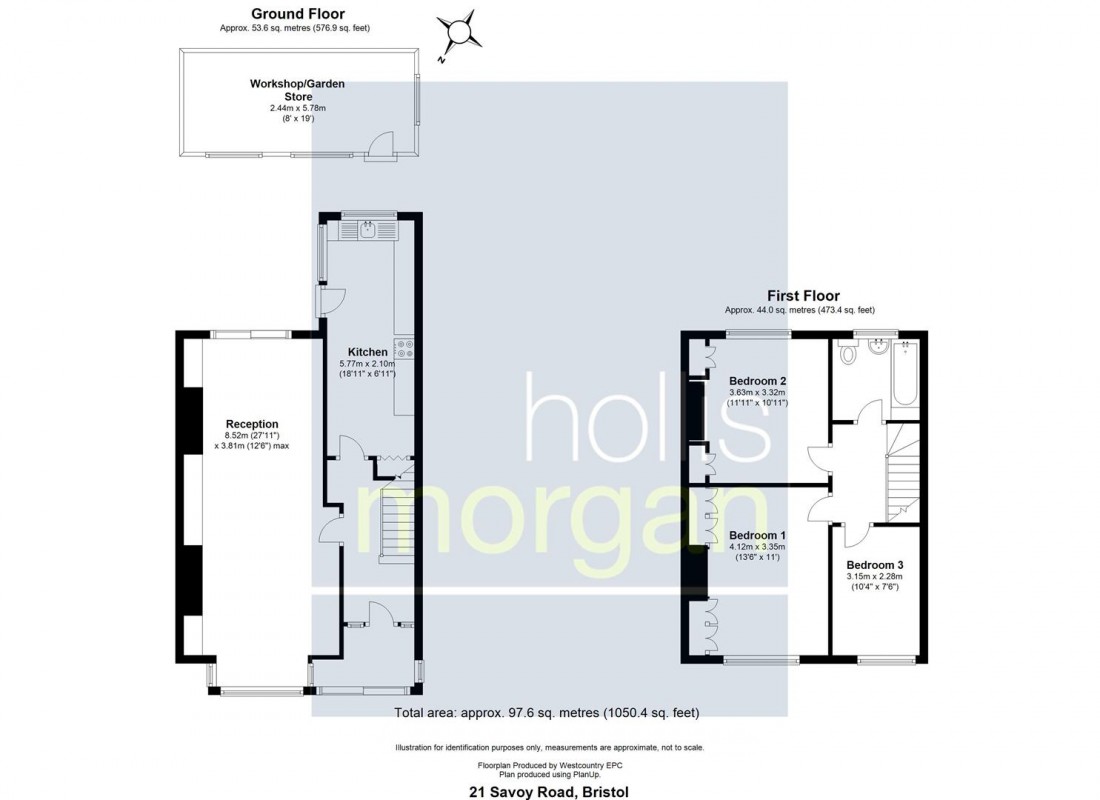 Floorplan for HOUSE + PLOT - BRISLINGTON