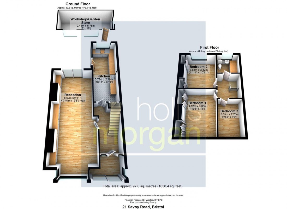 Floorplan for HOUSE + PLOT - BRISLINGTON