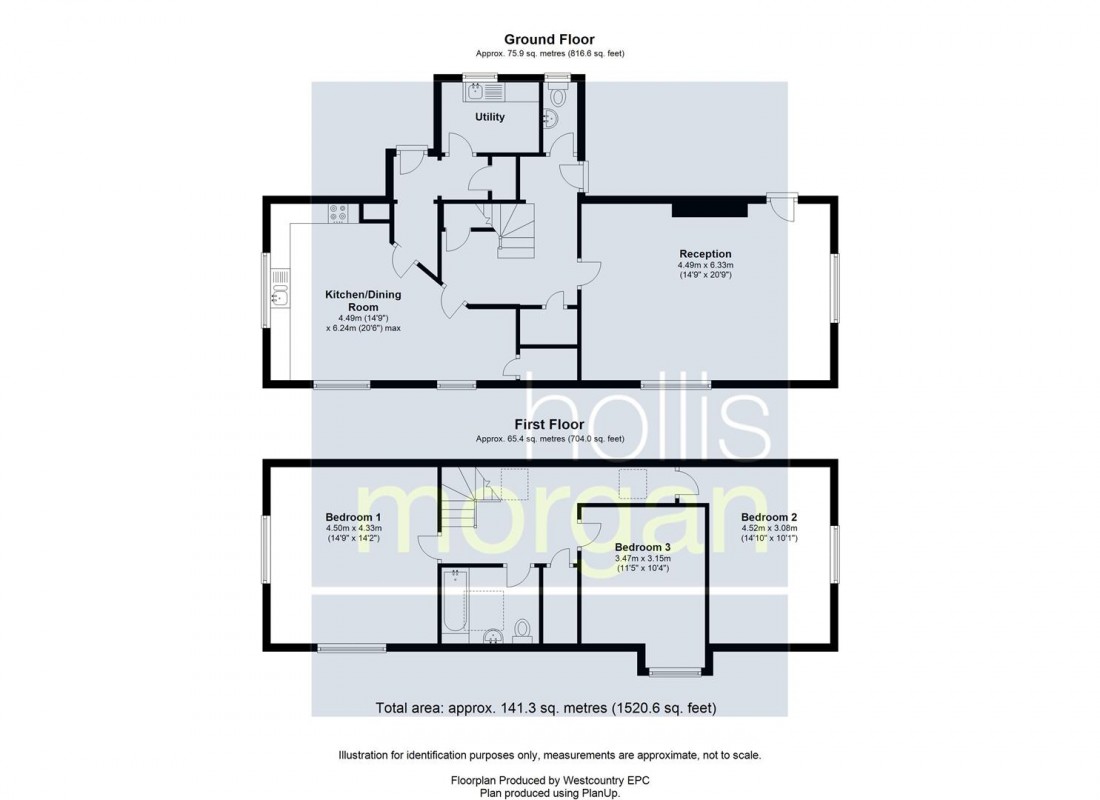 Floorplan for DETACHED HOUSE - CENTRAL WRINGTON LOCATION