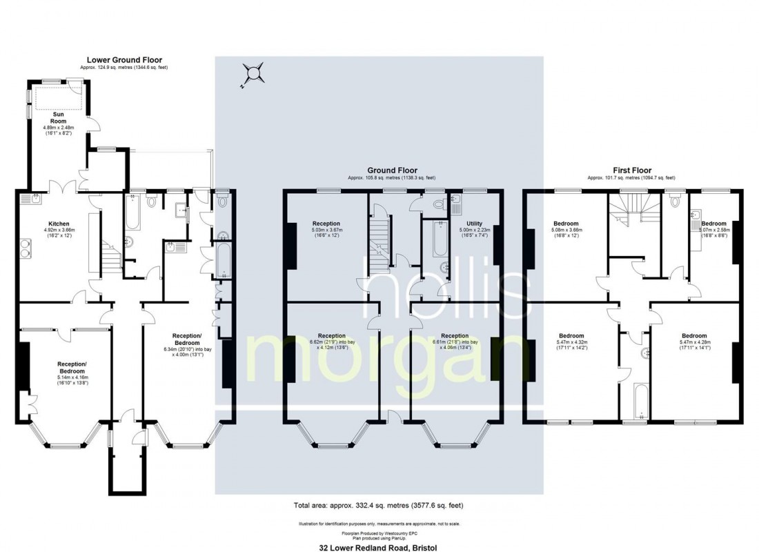 Floorplan for Lower Redland Road, Redland, Bristol