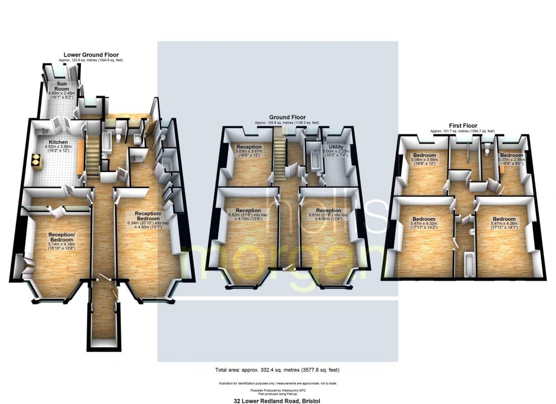 Floorplan for Lower Redland Road, Redland, Bristol