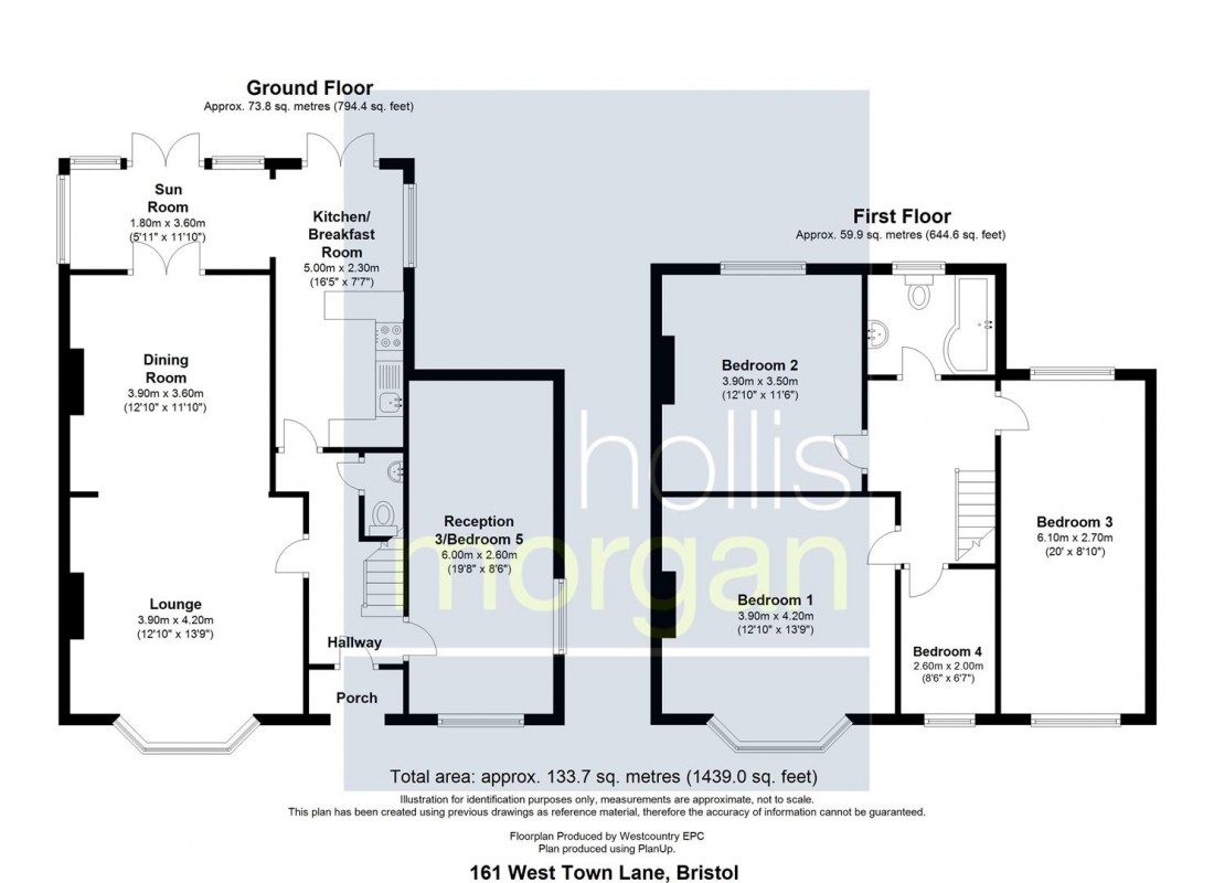 Floorplan for VIEWS OVER PARK - SCOPE FOR BASIC UPDATING