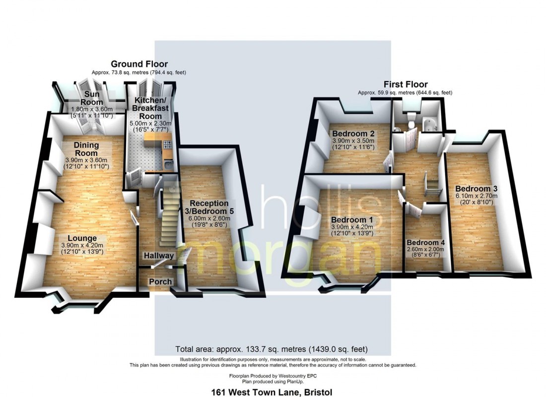 Floorplan for VIEWS OVER PARK - SCOPE FOR BASIC UPDATING