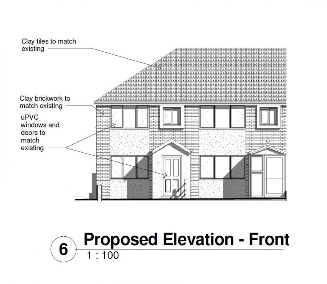 Floorplan for PLANNING GRANTED - 2 BED - KINGSWOOD