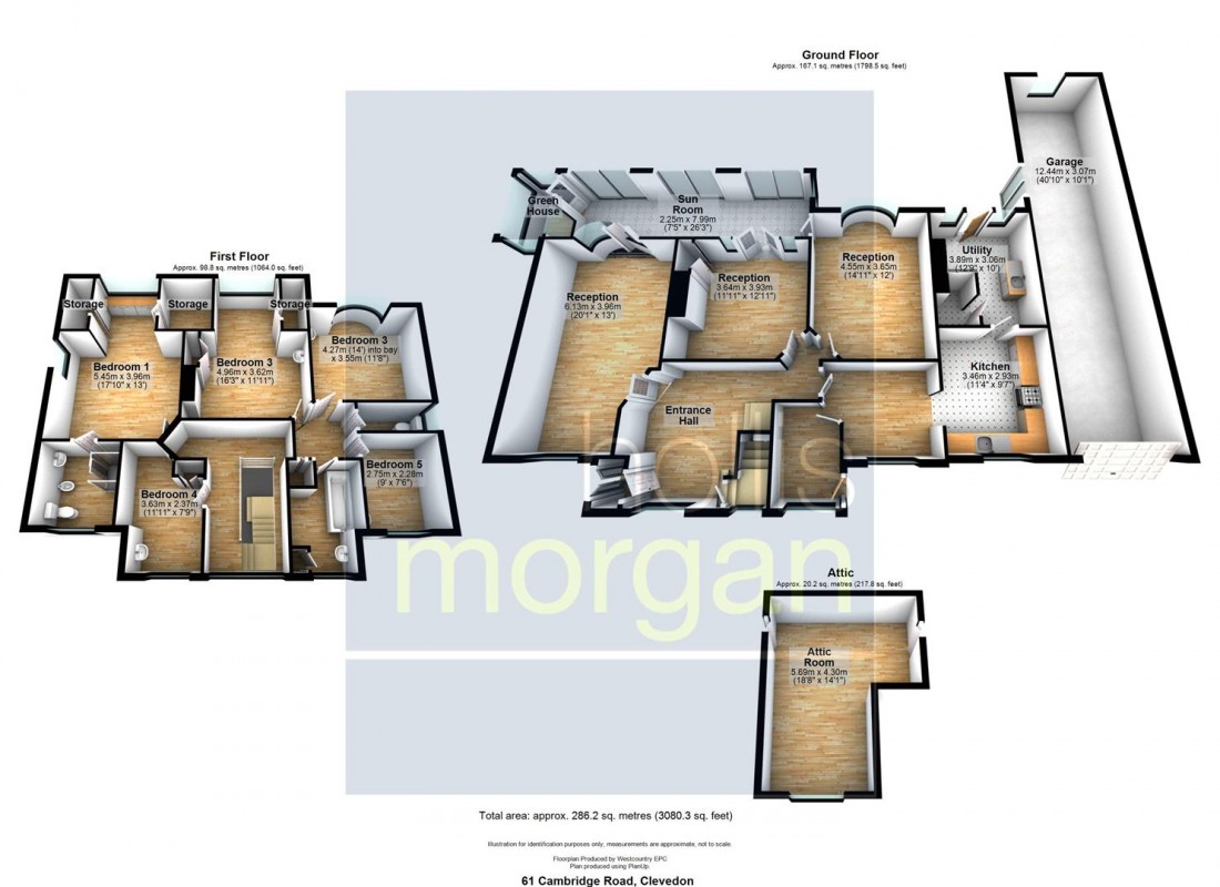 Floorplan for DETACHED 1930'S  CLEVEDON GEM!