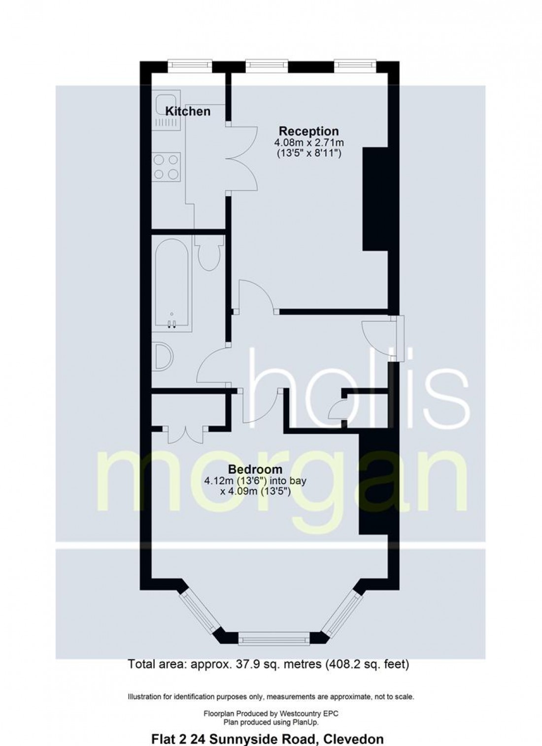 Floorplan for CLEVEDON FLAT - REDUCED PRICE FOR AUCTION
