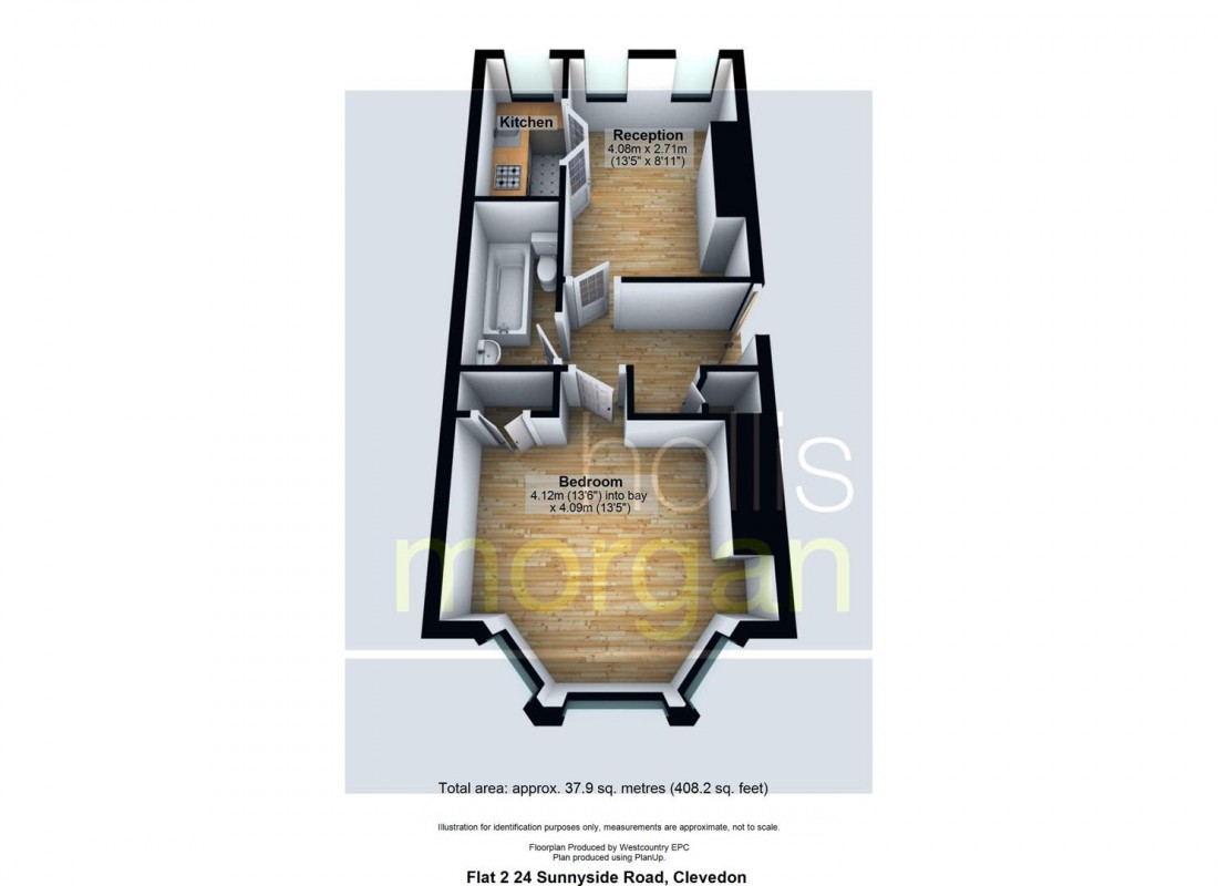 Floorplan for CLEVEDON FLAT - REDUCED PRICE FOR AUCTION