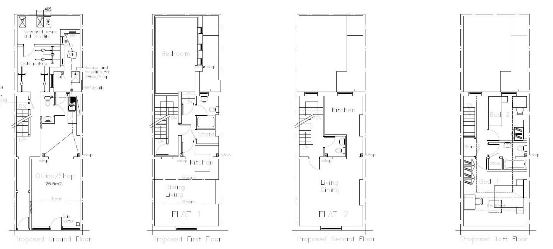 Floorplan for PLANNING GRANTED - FLAT DEVELOPMENT