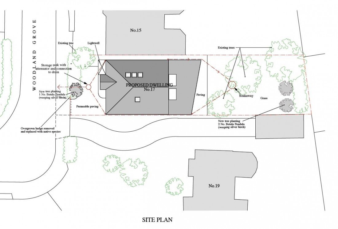 Floorplan for PLANNING GRANTED - DETACHED HOUSE