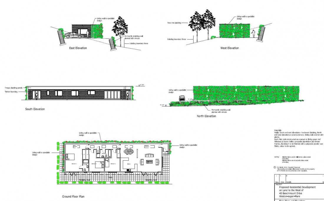 Floorplan for PLOT - ECO HOUSE + WOODLAND