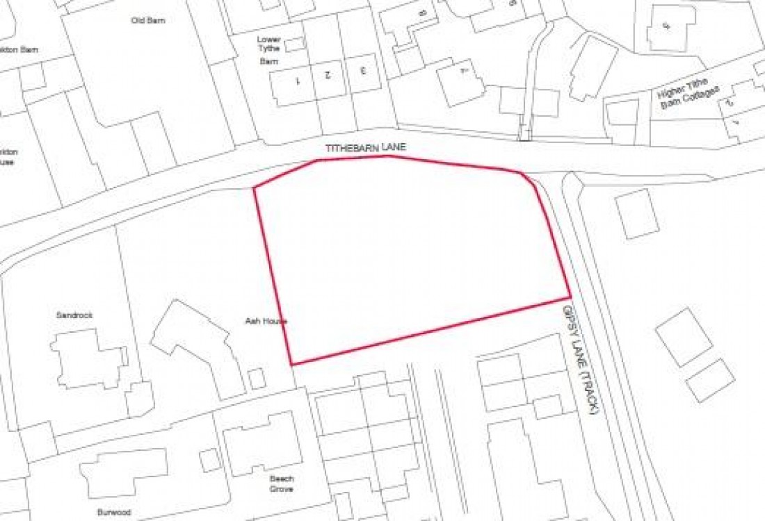 Floorplan for 0.58 ACRE PLOT - RESI DEVELOPMENT OPPORTUNITY