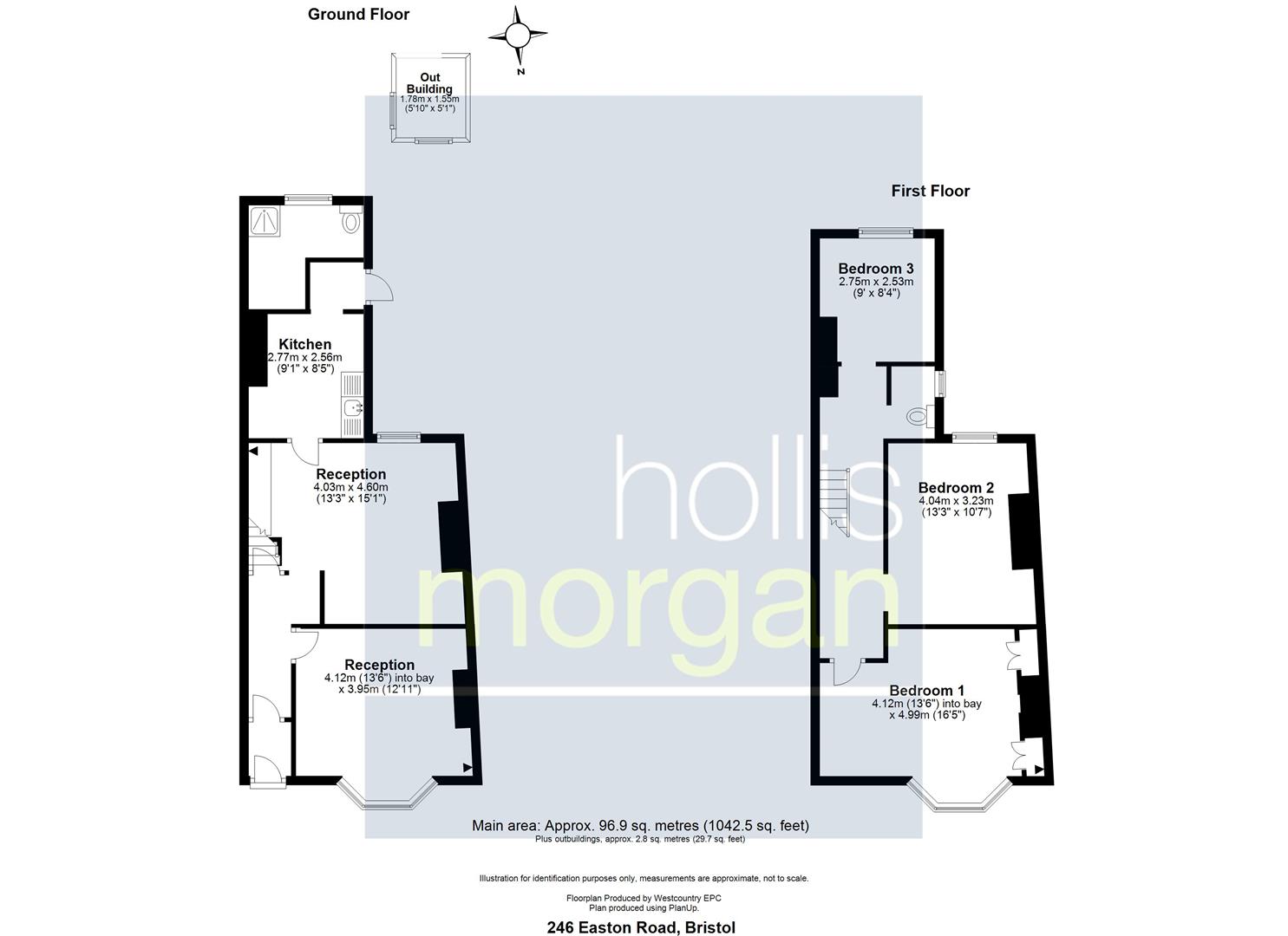 Floorplans For HOUSE FOR MODERNISATON - EASTON