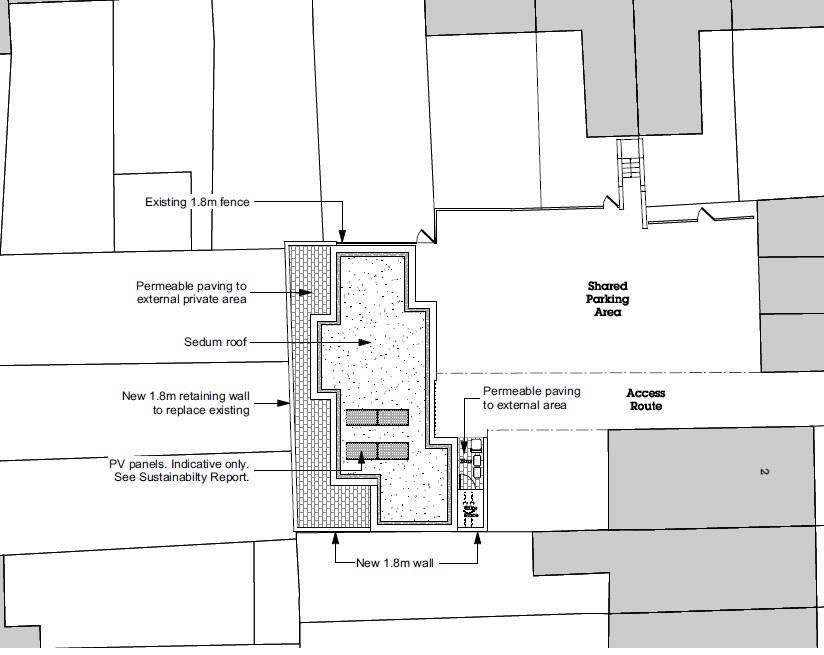 Floorplans For PLANNING GRANTED - 2 BED HOUSE
