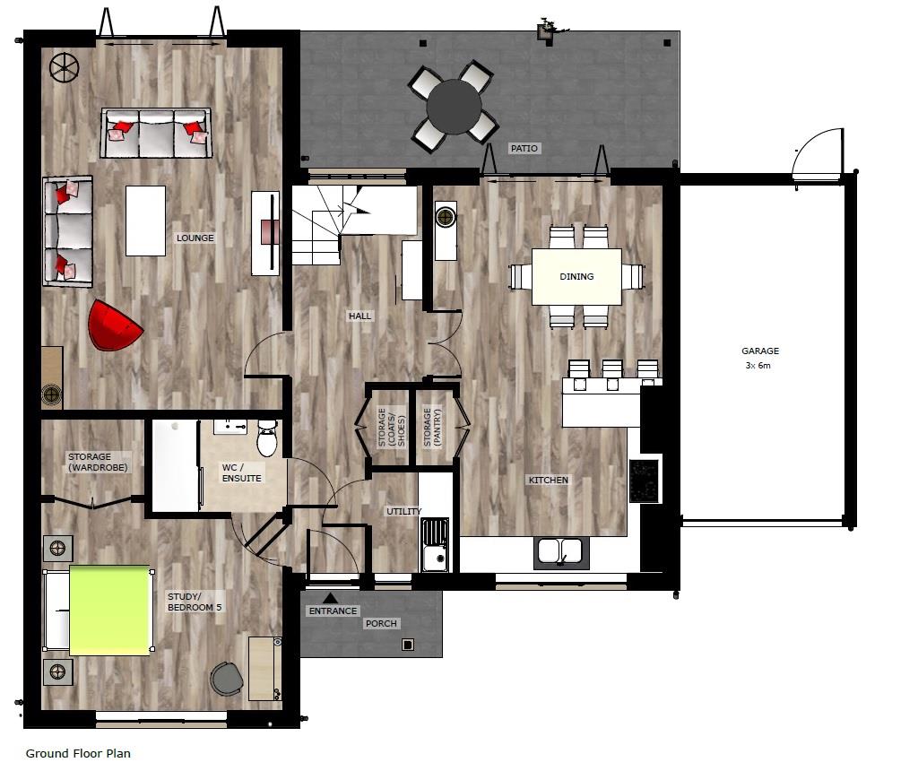 Floorplans For PLANNING GRANTED - 5 BED DETACHED HOUSE