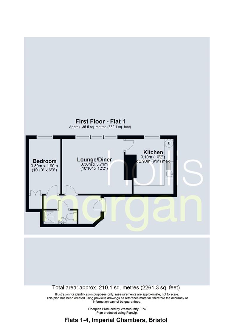 Floorplans For BLOCK OF 4 FLATS - AVONMOUTH