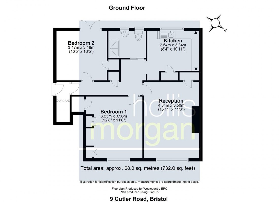 Floorplan for 2 BED FLAT - REDUCED PRICE FOR AUCTION