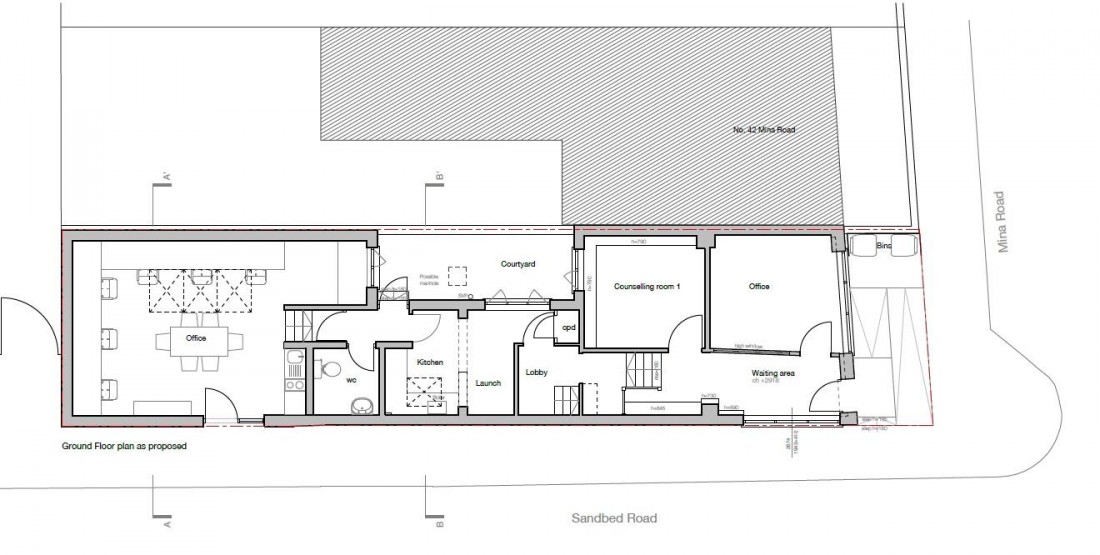 Floorplan for HOUSE FOR UPDATING AND EXTENSION - ST WERBURGHS