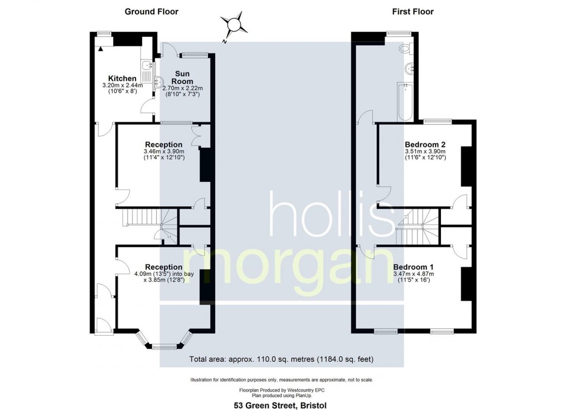 Floorplan for HOUSE FOR UPDATING - TOTTERDOWN