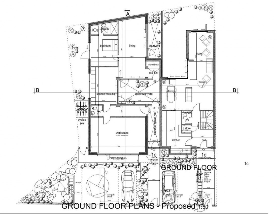 Floorplan for REDLAND DEVELOPMENT SITE - PLANNING GRANTED