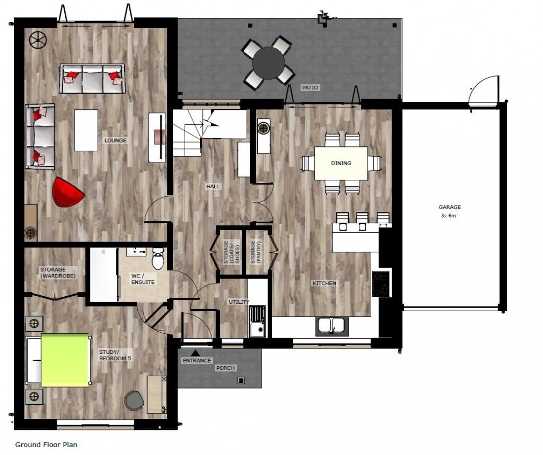 Floorplan for PLANNING GRANTED - 5 BED DETACHED HOUSE