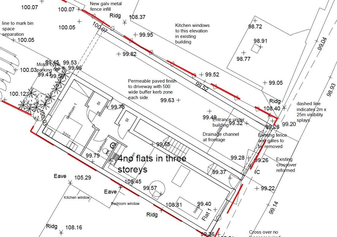 Floorplan for DEVELOPMENT SITE - PLANNING GRANTED