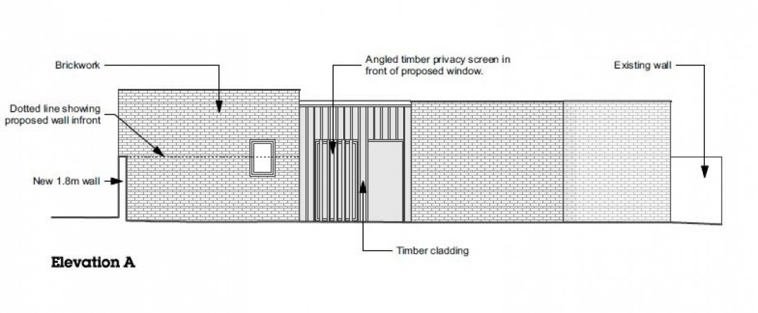 Floorplan for PLANNING GRANTED - 2 BED HOUSE