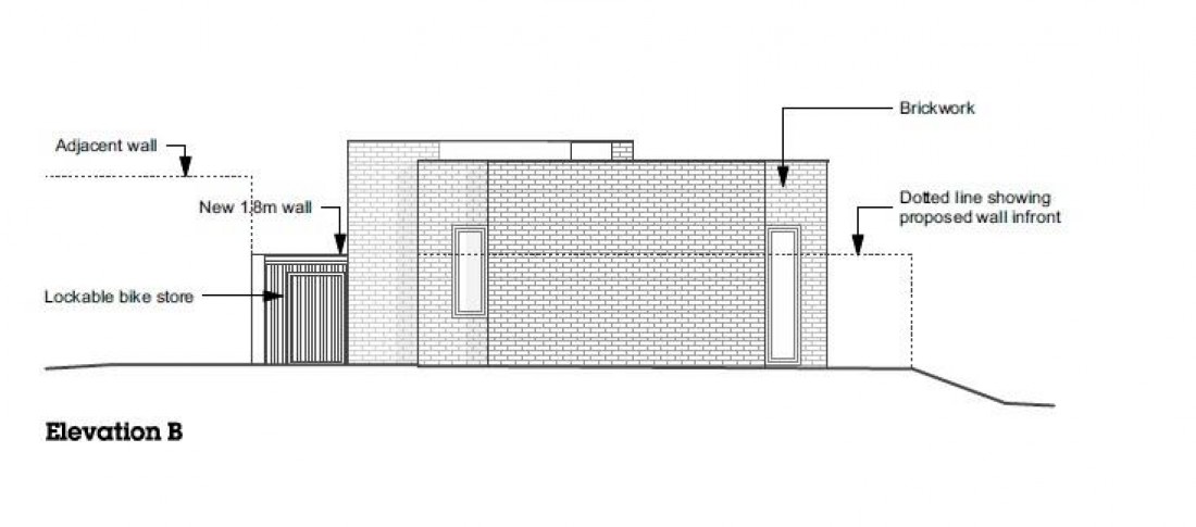 Floorplan for PLANNING GRANTED - 2 BED HOUSE