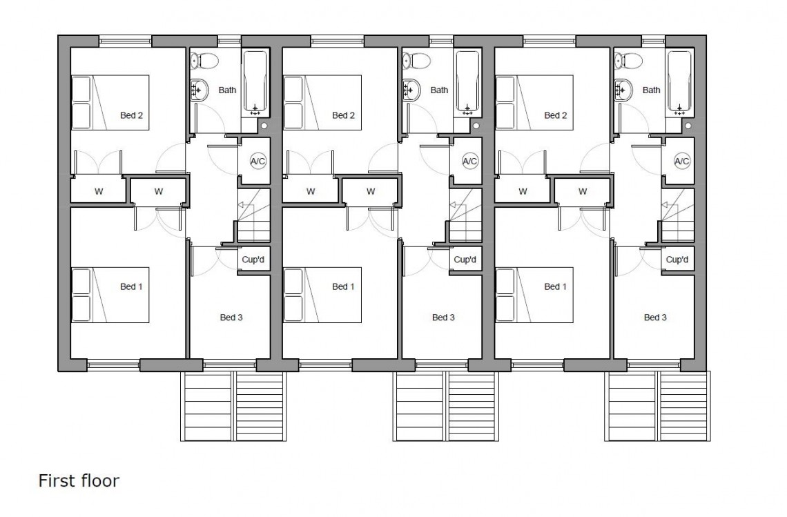 Images for PLANNING GRATED - 3 TOWNHOUSES