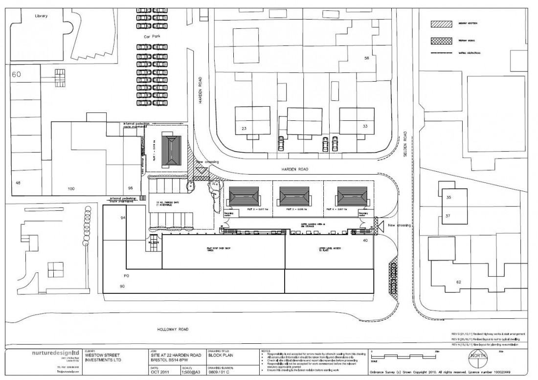 Floorplan for BUILDING PLOT - 4 x 3 BED HOUSES