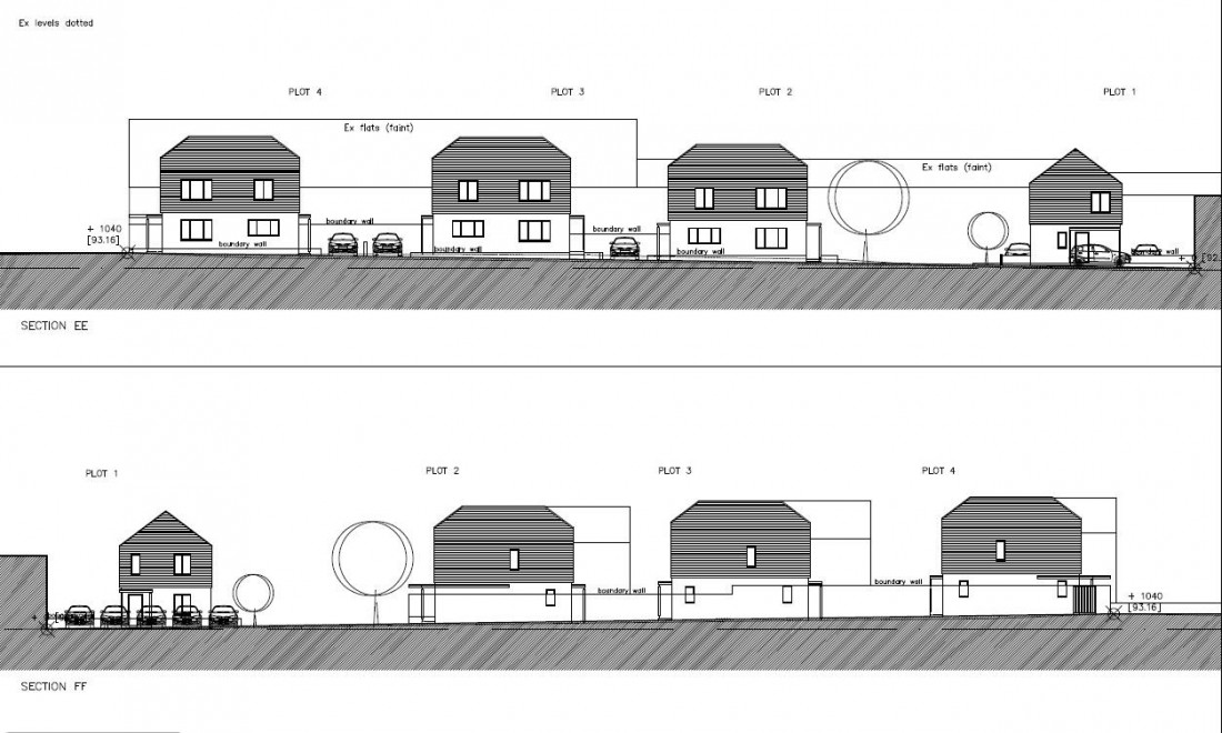 Floorplan for BUILDING PLOT - 4 x 3 BED HOUSES