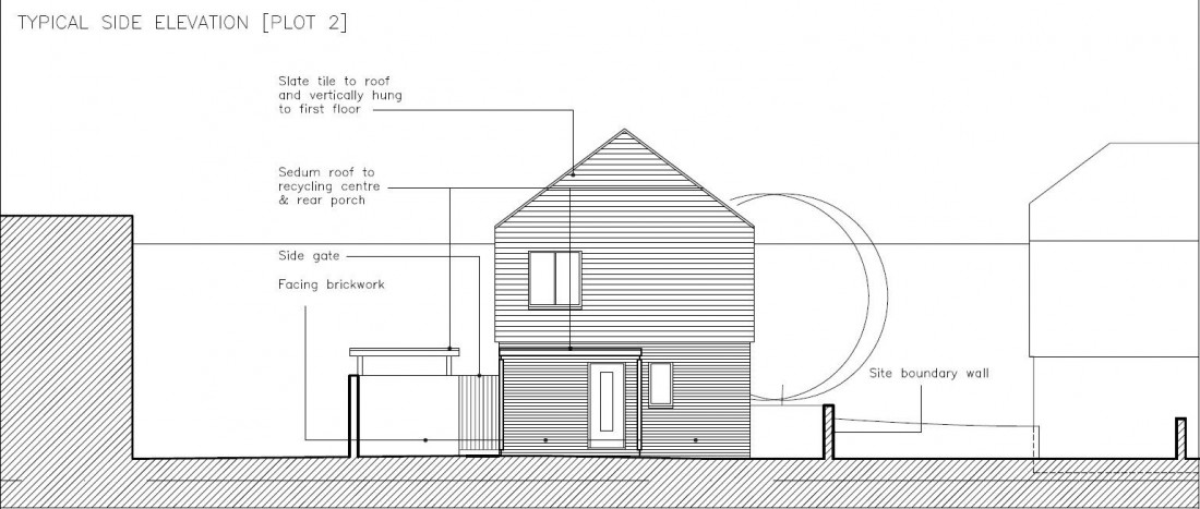 Floorplan for BUILDING PLOT - 4 x 3 BED HOUSES