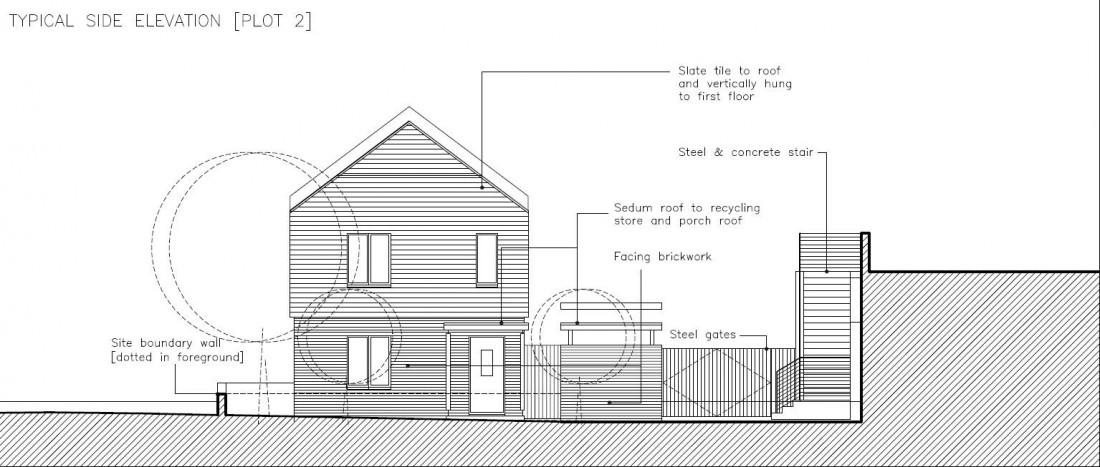 Floorplan for BUILDING PLOT - 4 x 3 BED HOUSES