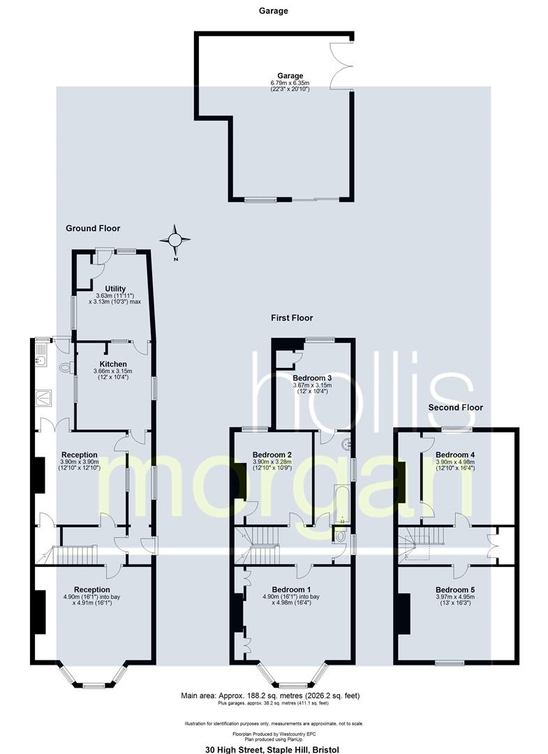 Floorplans For HOUSE FOR MODERNISATION - PLANNING GRANTED