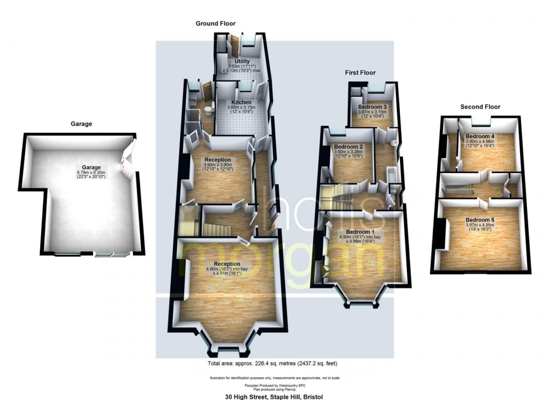 Floorplan for HOUSE FOR MODERNISATION - PLANNING GRANTED